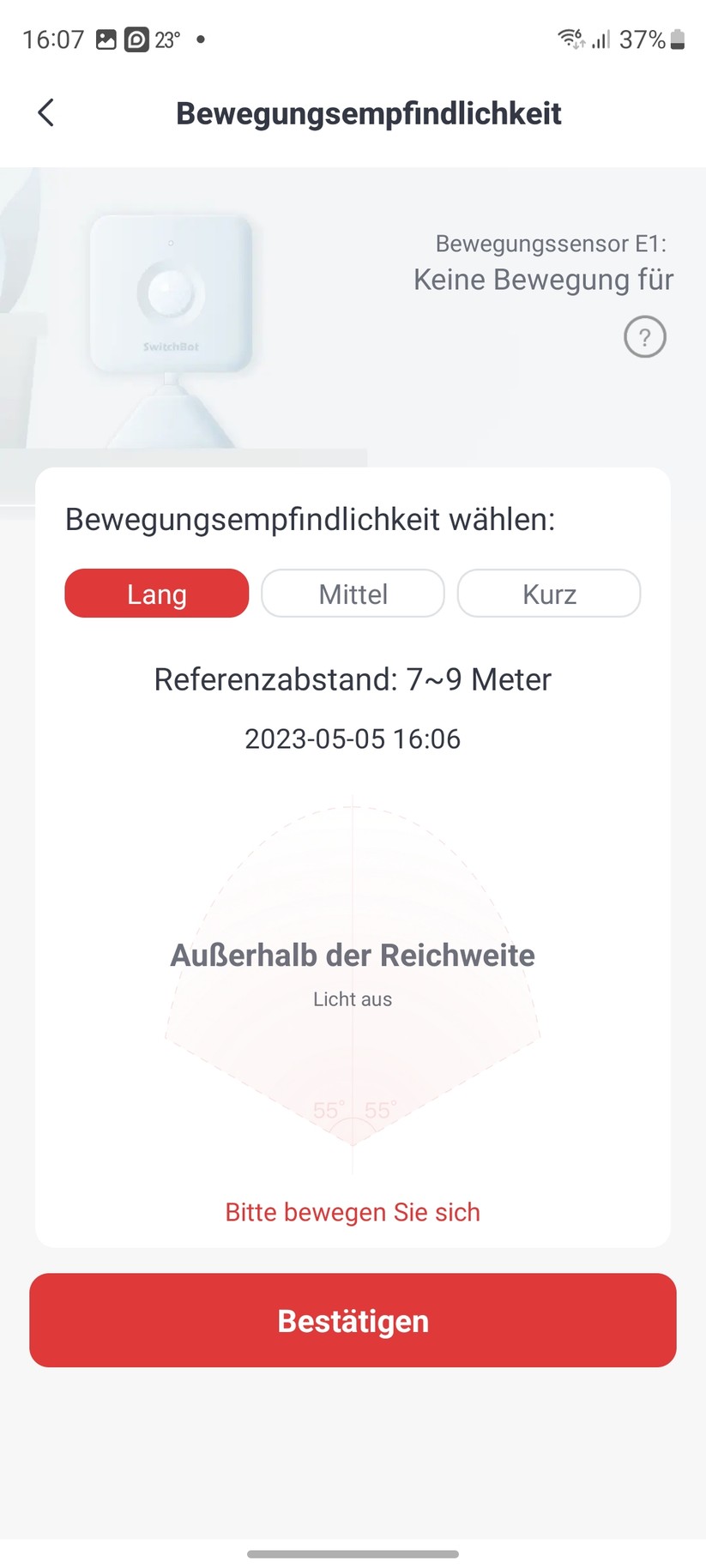 Die Einrichtung der Switchbot-Komponenten erfordert eine Registrierung. Ansonsten ist der Setup-Prozess sehr einfach. Während der Einbindung liefert die App informative Erklärungen, Grafiken und Videos zu den einzelnen Komponenten hinsichtlich Einrichtung, Konfiguration und Betrieb. Vorbildlich.