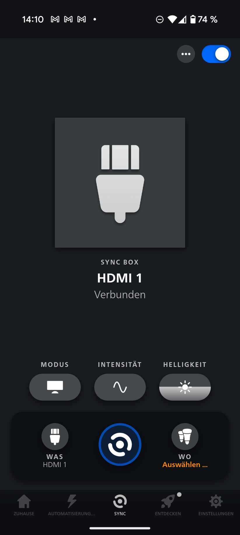 Philips Hue Play HDMI Sync Box 8K Screenshot