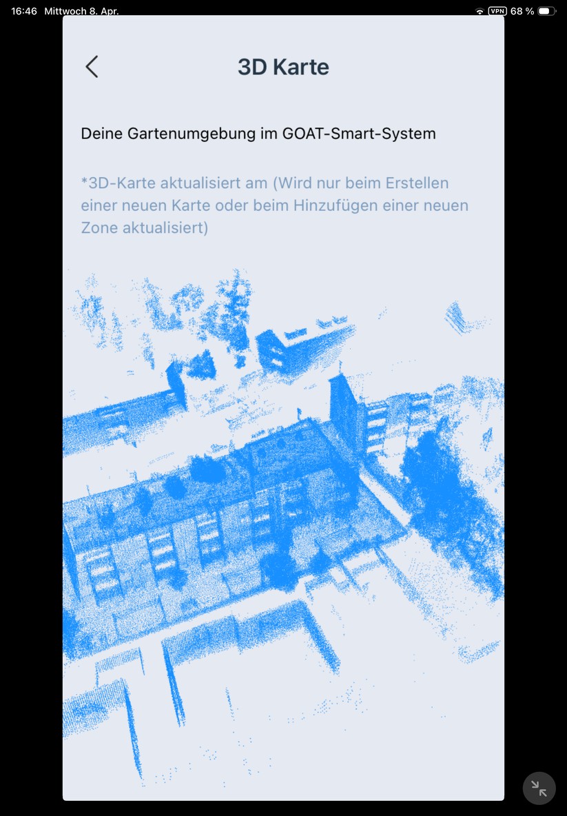 So sieht die LiDAR-Einheit die Umgebung.