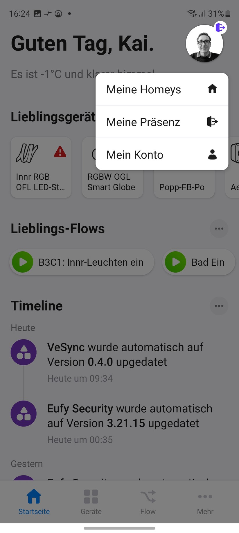 Homey Pro: Einrichtung