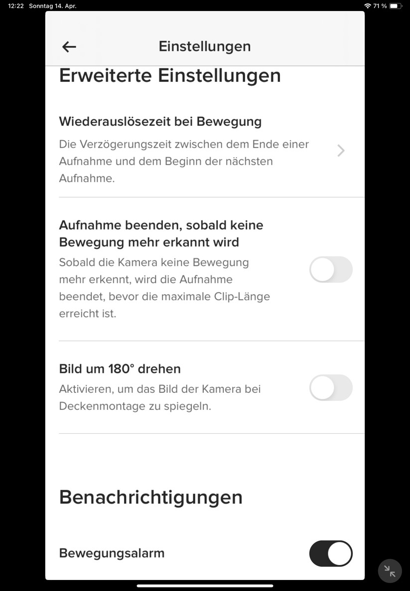 Yale Smart Outdoor Camera: Einrichtung und Einstellungen