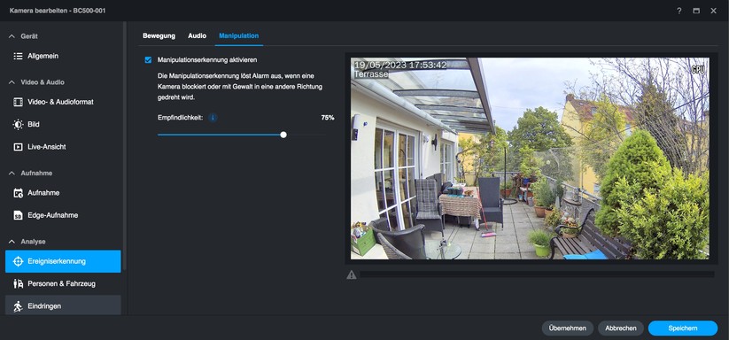 Synology BC500: Setup und Einstellungen