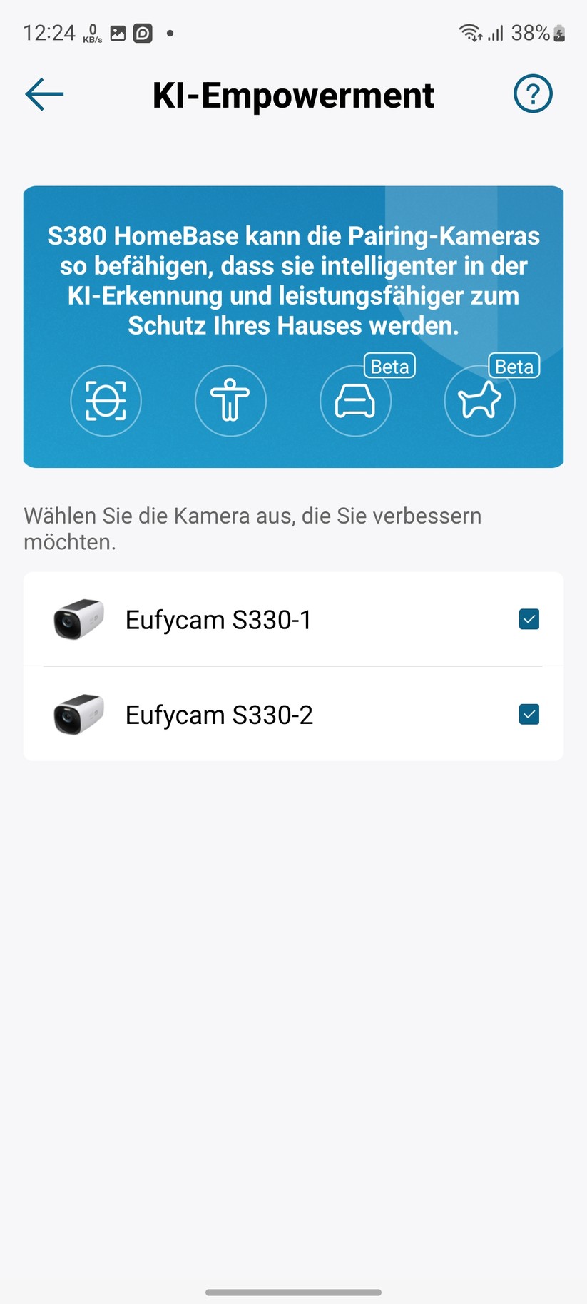 Eufycam 3 (S330) mit Homebase 3 (S380): Einrichtung und Einstellungen mit der App