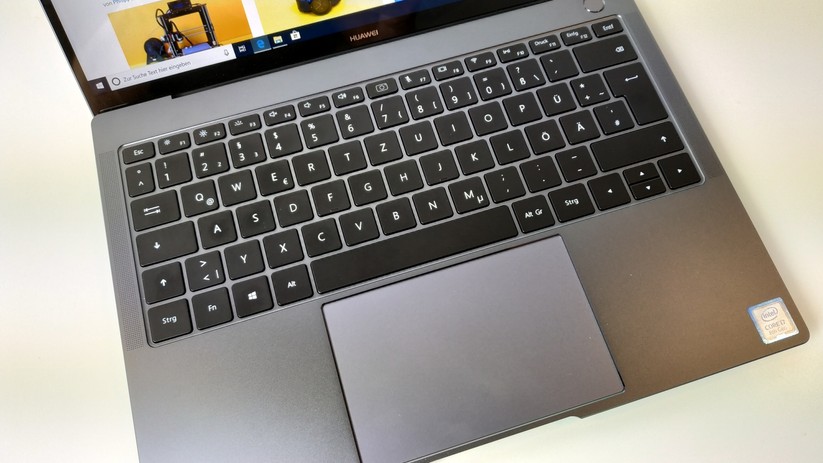 Tastatur und Touchpad des Matebook X Pro gefallen uns gut.