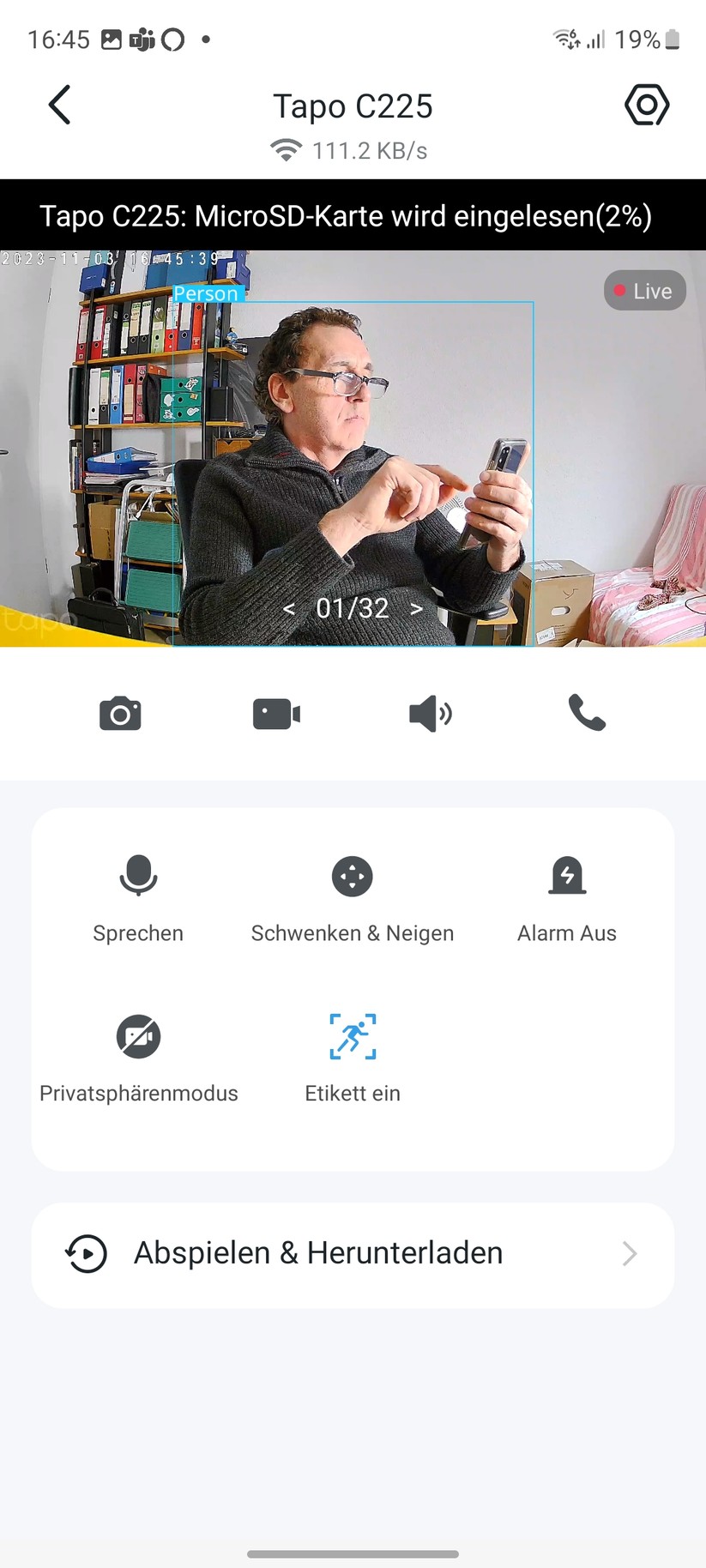 TP-Link Tapo C225: Einrichtung und Einstellungen