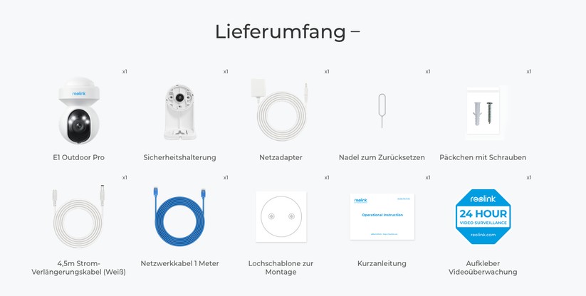 Reolink E1 Outdoor Pro im Test: PTZ-Überwachungskamera mit 4K und optischem Zoom 
