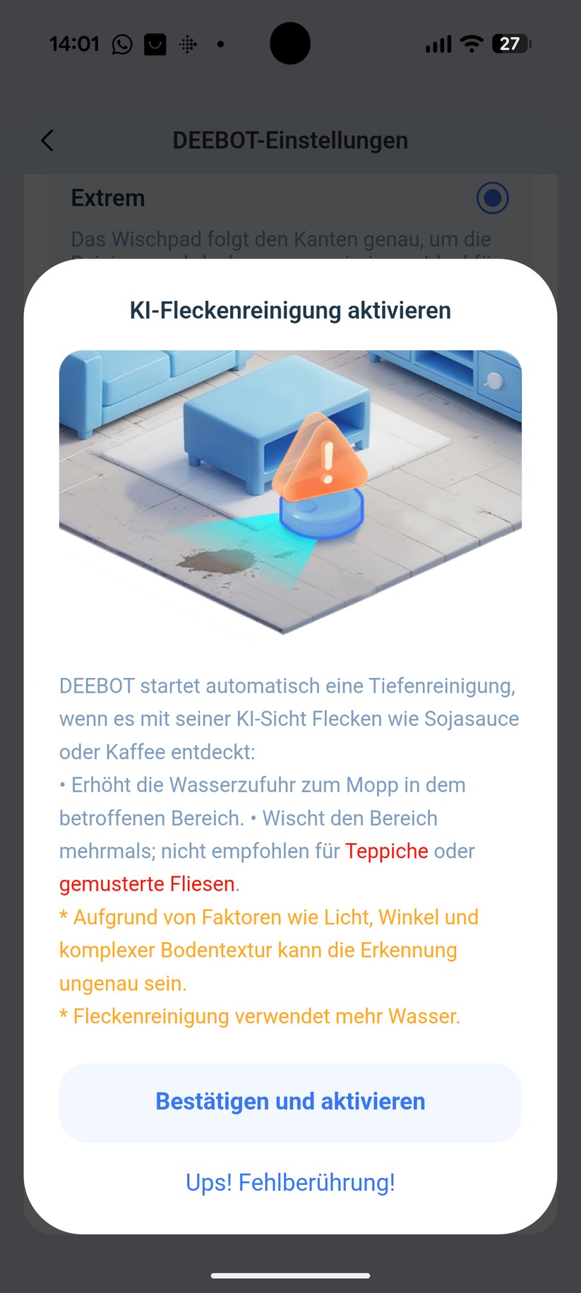 Ecovacs X12 Omni Cyclone – App & Einrichtung