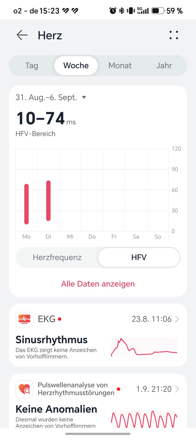 Huawei Watch GT 7 Pro: Health App
