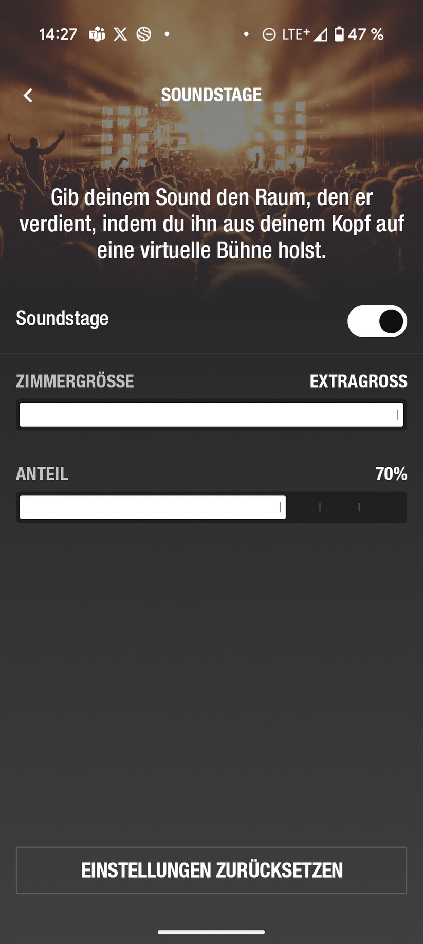 Marshall Monitor II ANC Screenshot