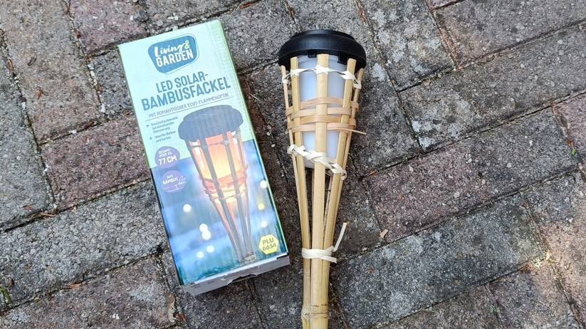 Solarfackeln von Netto