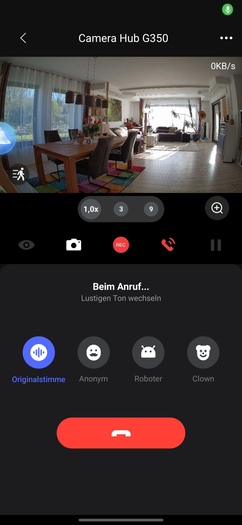 Die Steuerung der Überwachungskamera erfolgt mit der Aqara-App. Damit kann man sie auch für Automatisierungen nutzen.