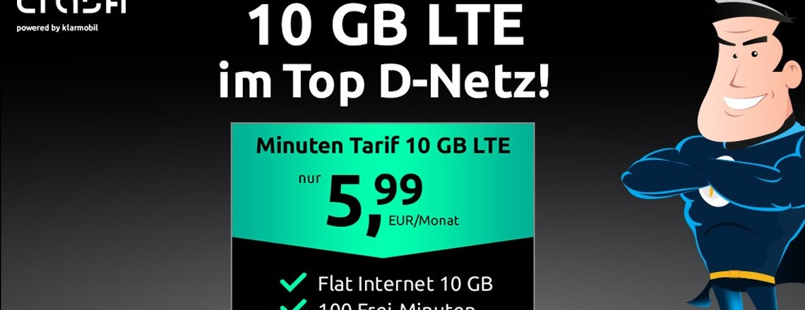 Perfekt für Gelegenheitsnutzer: Mobilfunktarif für 5,99 Euro monatlich
