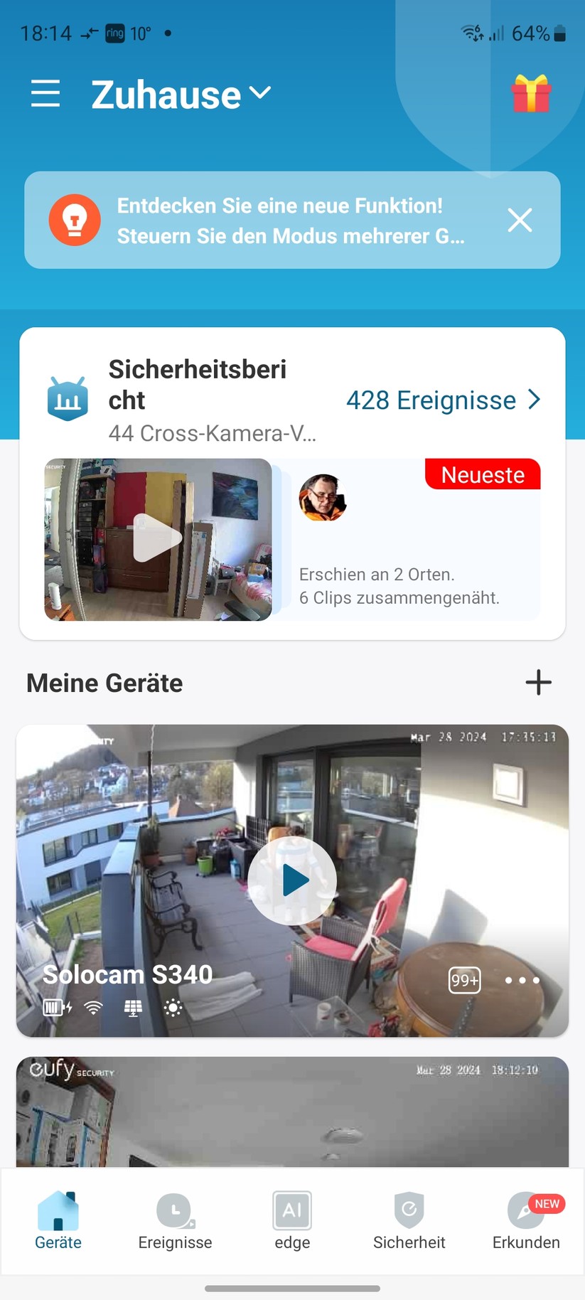 Eufy Floodlight Cam E340: Einrichtung und Einstellungen