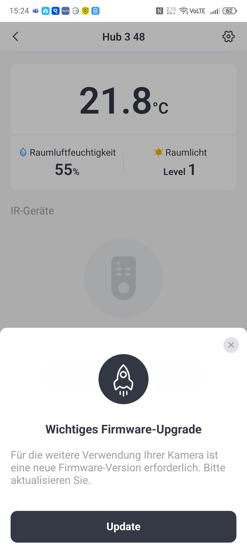 Switchbot-App: Inbetriebnahme des Hub 3