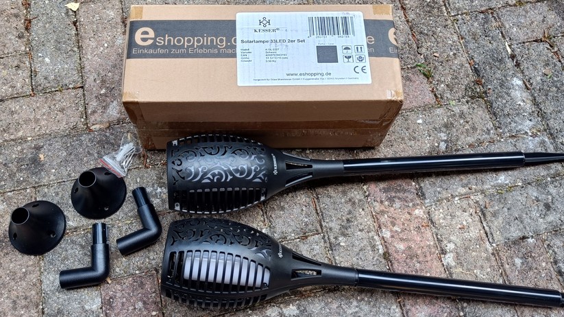 Solarfackeln von Kesser