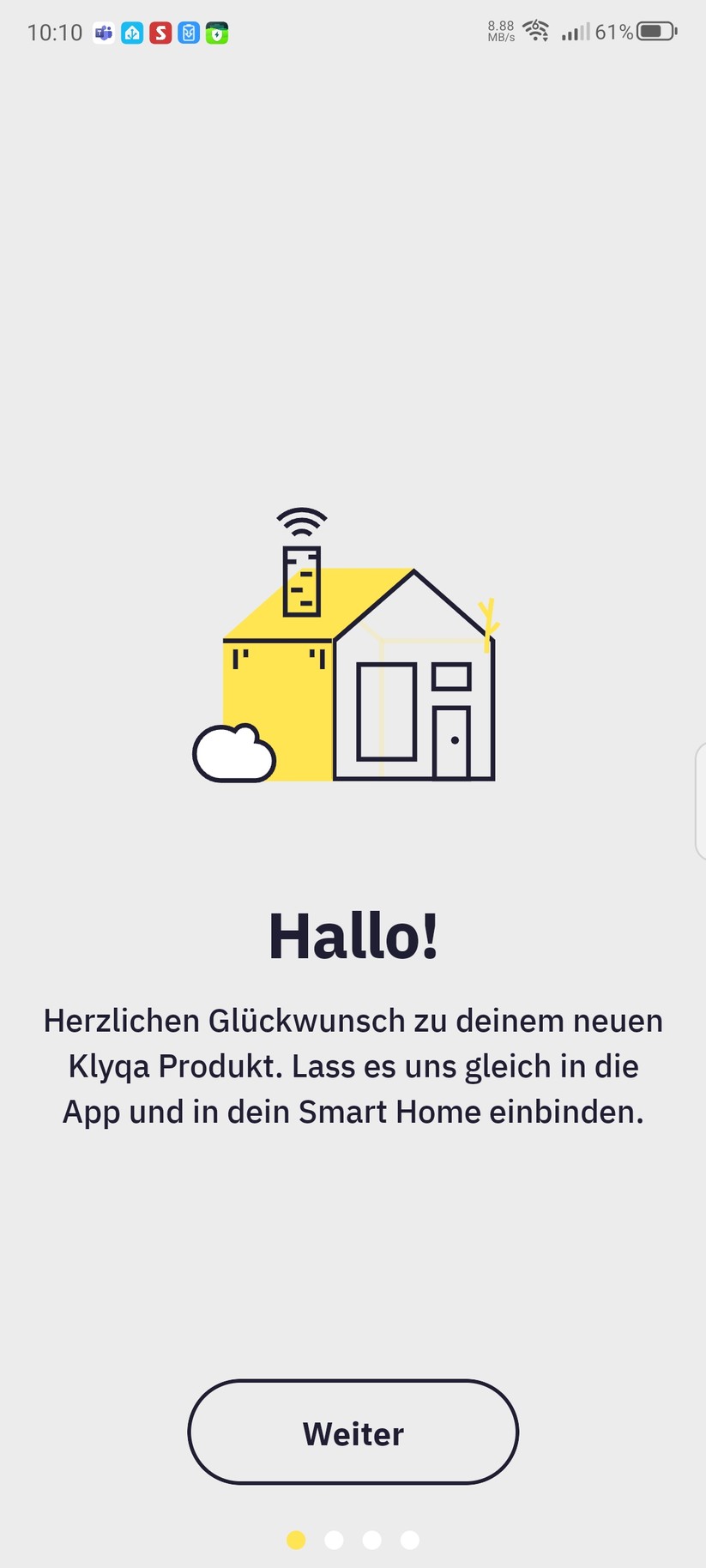 Klyqa Air Klyna S: App
