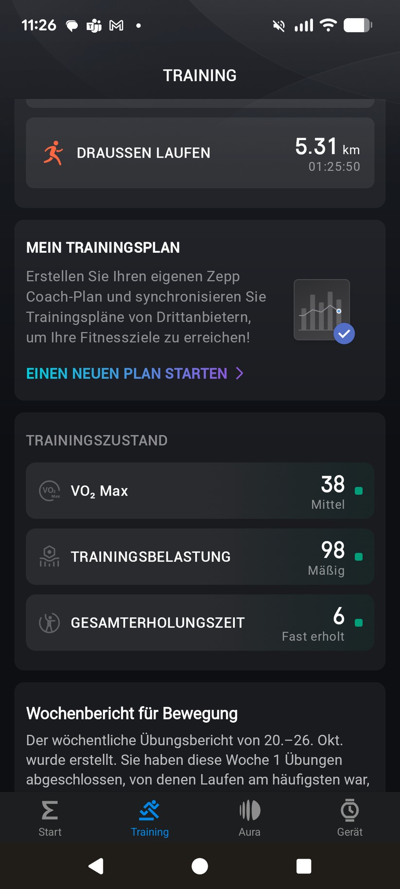 App der Amazfit Bip 6