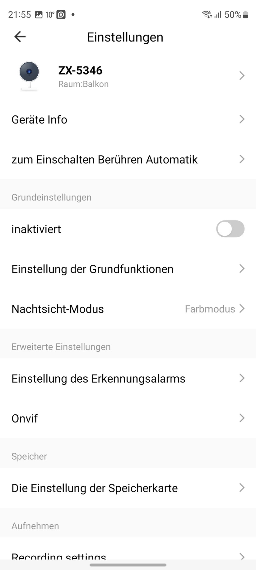 7Links IPC-740 (ZX-5346-675): Tuya-App