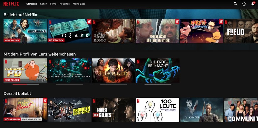 Serien-Fans kommen um Netflix nicht herum. (Quelle: Netflix)