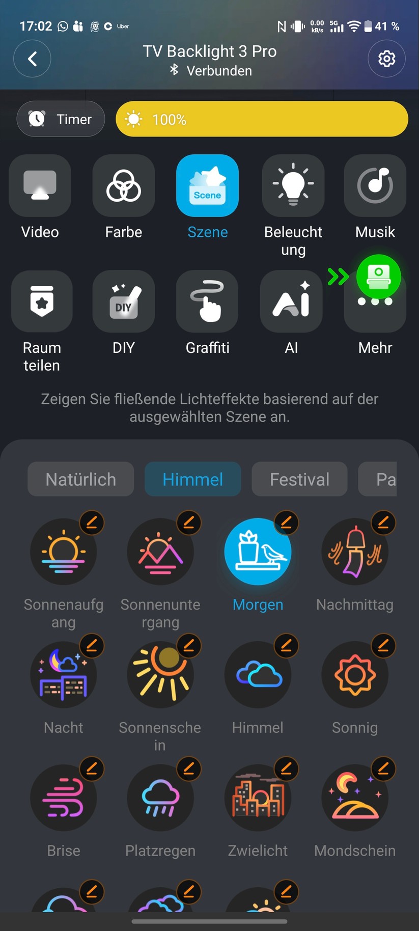 Govee TV-Hintergrundbeleuchtung 3 Pro Screenshot
