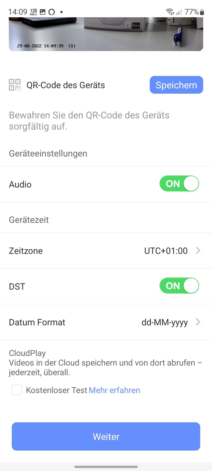 Ezviz C6 2K+: Einrichtung