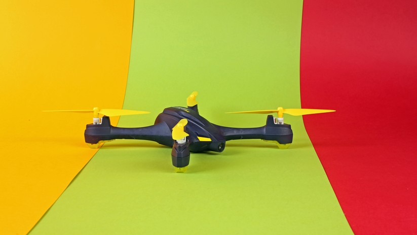 Die Hubsan-Drohne ist ein echtes Hightech-Spielzeug.