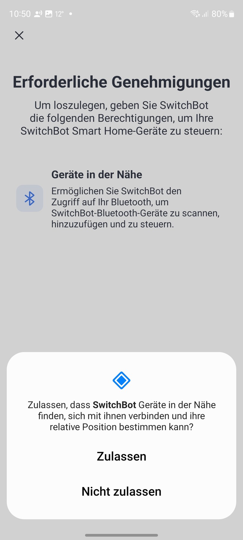 Die Einrichtung der Switchbot-Komponenten erfordert eine Registrierung. Ansonsten ist der Setup-Prozess sehr einfach. Während der Einbindung liefert die App informative Erklärungen, Grafiken und Videos zu den einzelnen Komponenten hinsichtlich Einrichtung, Konfiguration und Betrieb. Vorbildlich.