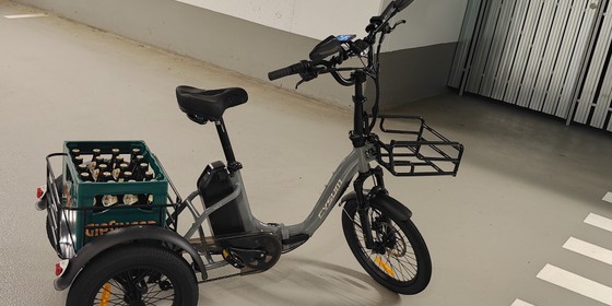 CYSUM AG1 Pro: Die hintere Korb kann mit 50 kg belastet werden.