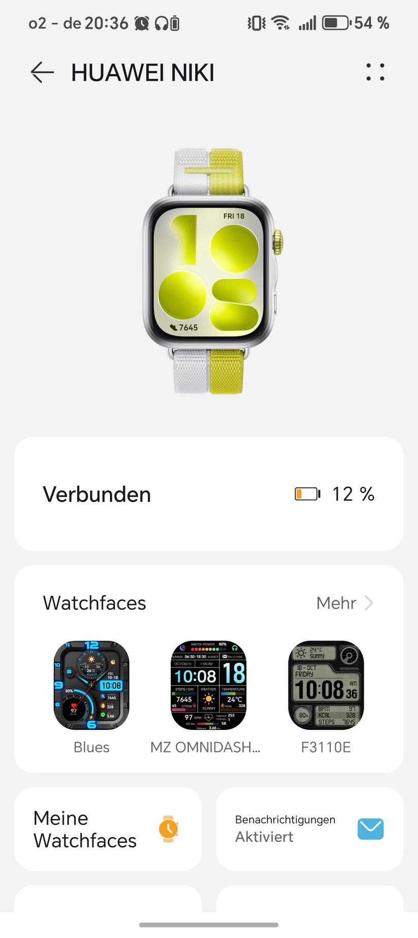 Huawei Watch Fit 5 - Health App