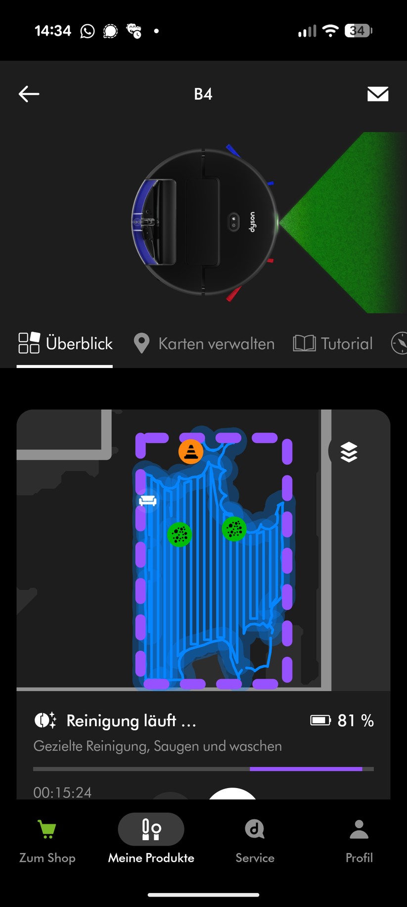 Dyson Spot + Scrub AI – App & Einrichtung