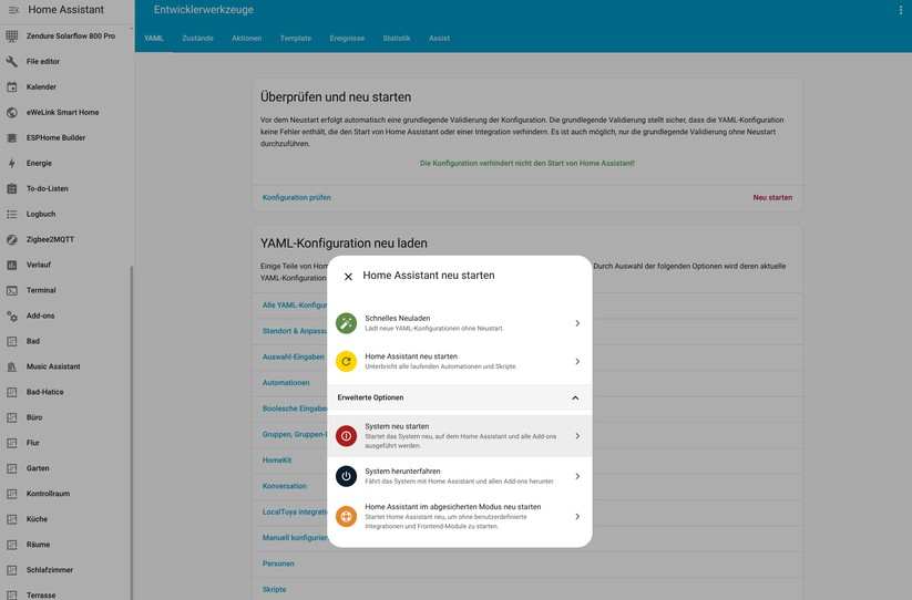 Solakon One: Integration in Home Assistant