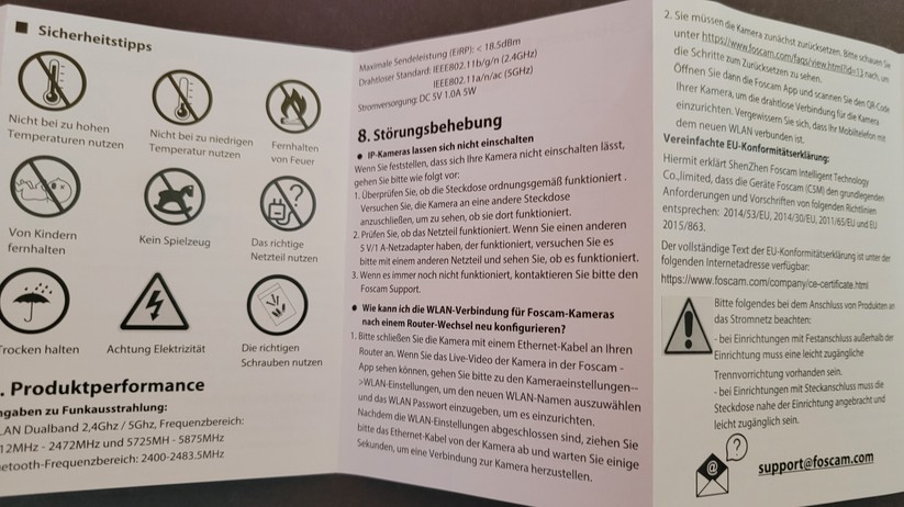 Foscam C5M 3K: Hohe Auflösung, Personen- und Geräuscherkennung, Onvif-Support, Dual-Wi-Fi und Ethernet, lokale Speicherung