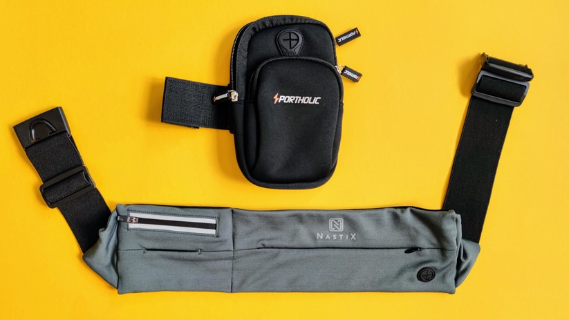 Laufgürtel und Armband für das Handy