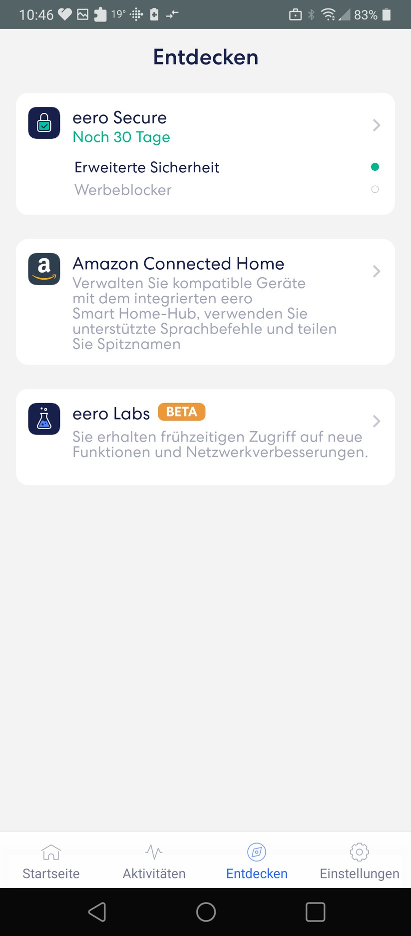Amazon Eero 6 - App 