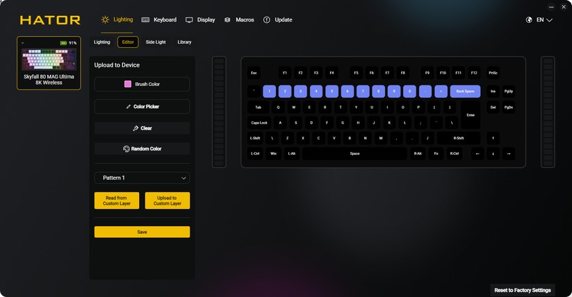 Hator Skyfall 80 Mag Ultima 8k Wireless - Bilder App