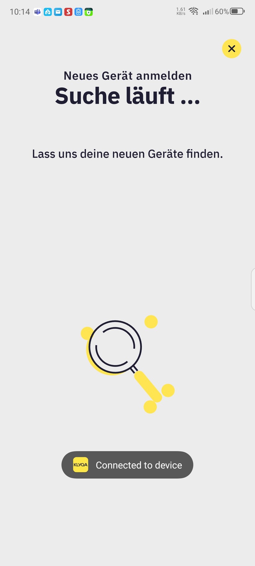 Klyqa Air Klyna S: App