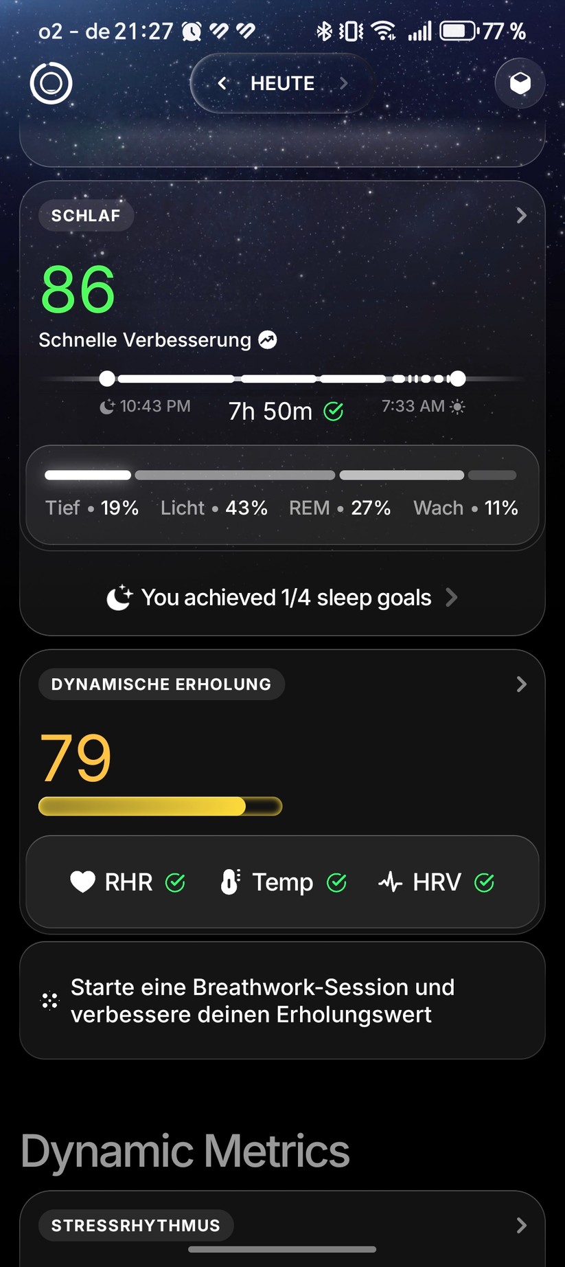 Ultrahuman Ring Air - App