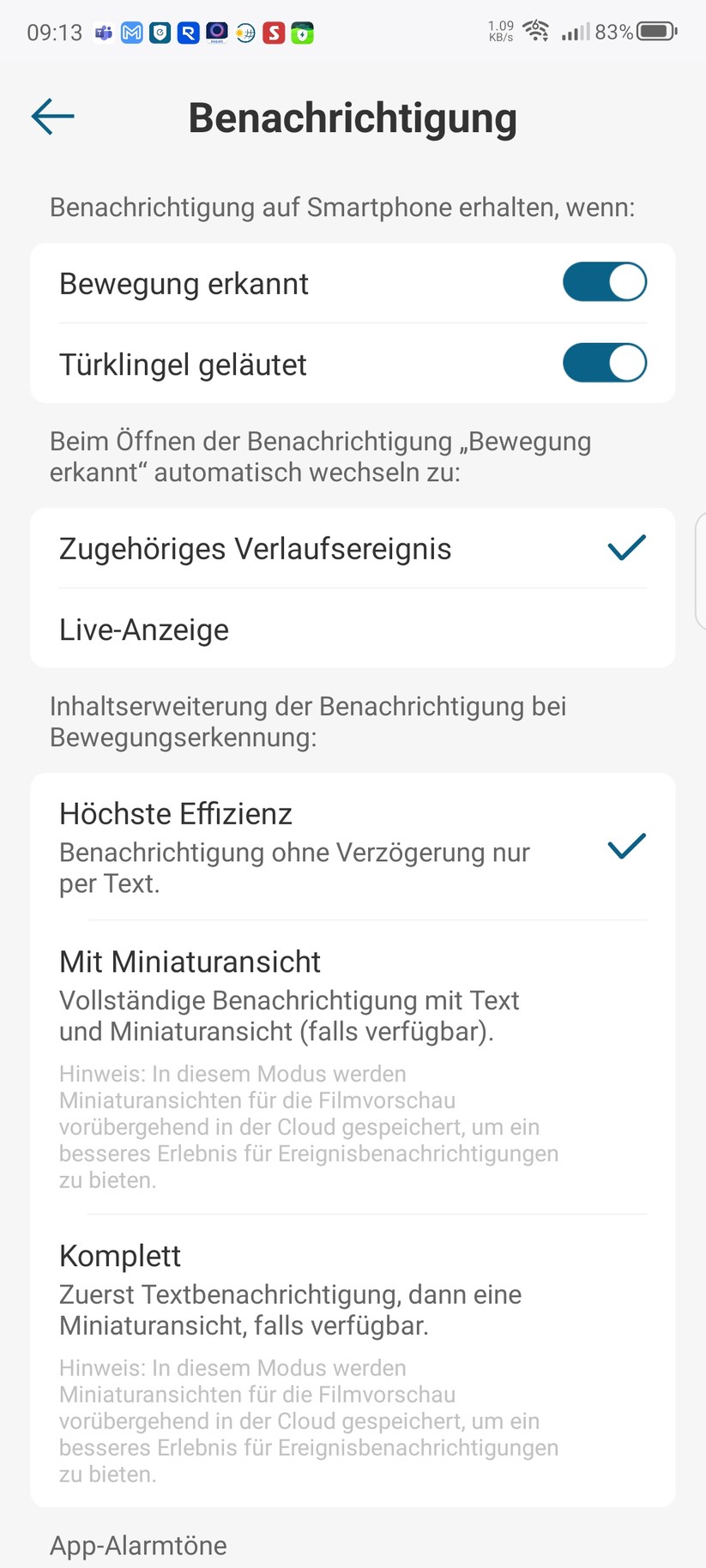 Eufy Video Doorbell E340: Konfiguration