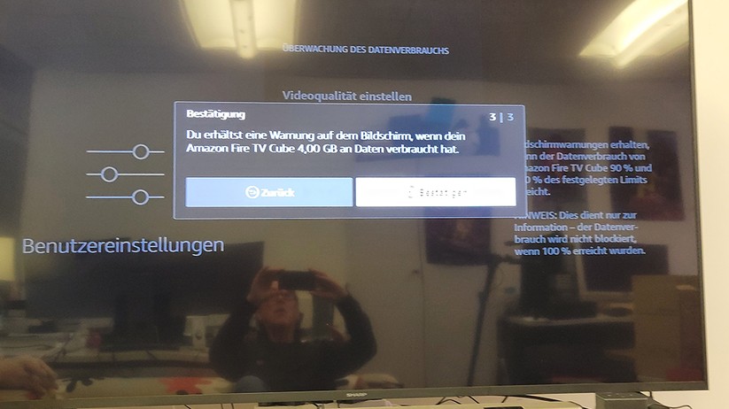Fire TV Cube 2022: Einstellungen
