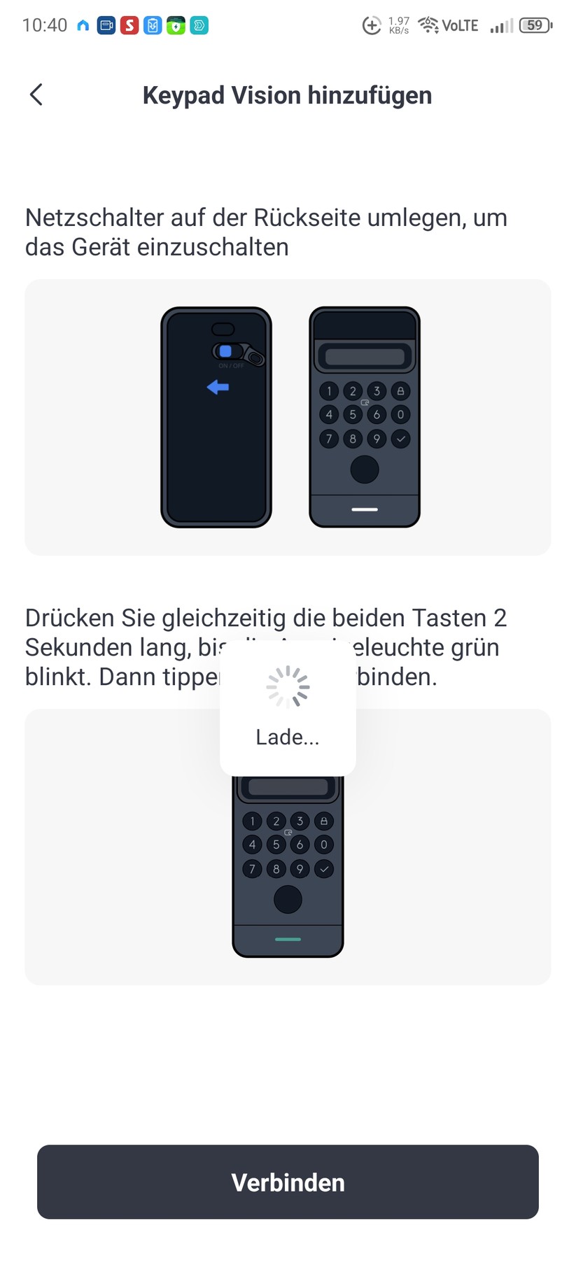 Lock Ultra, Keypad, Hub Mini: Die Einrichtung erfolgt über die Switchbot-App.