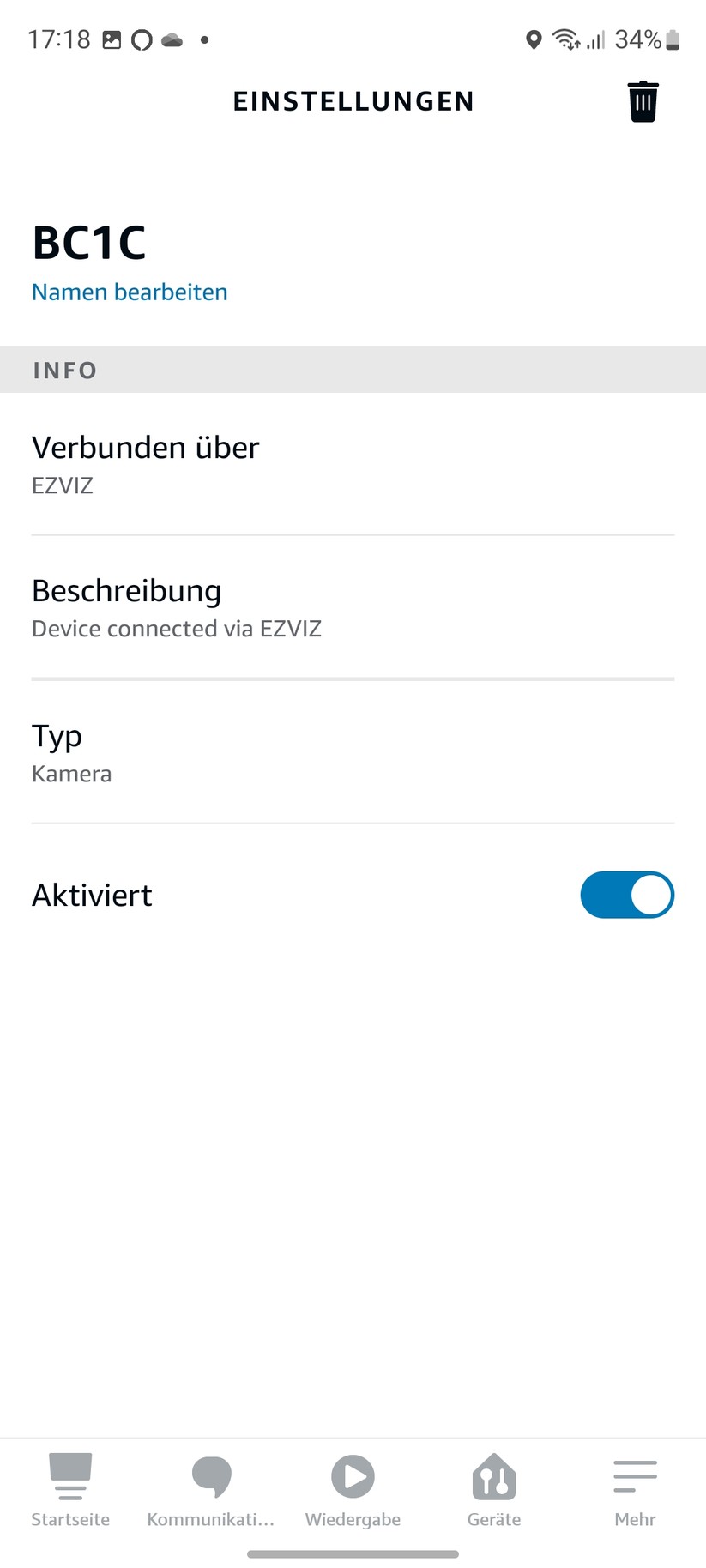 Ezviz Elife 2K+ (BC1C): App