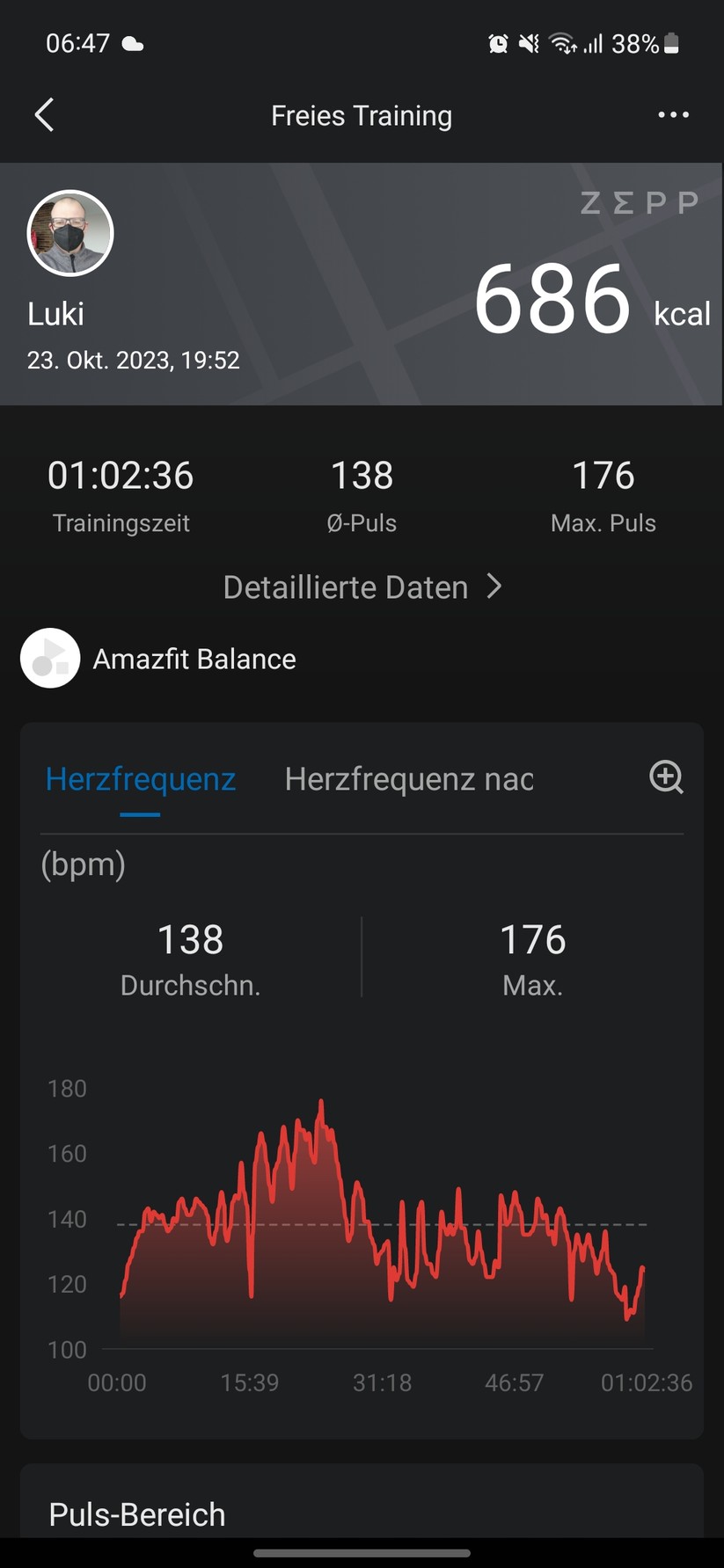 Amazfit Balance - Zapp-App