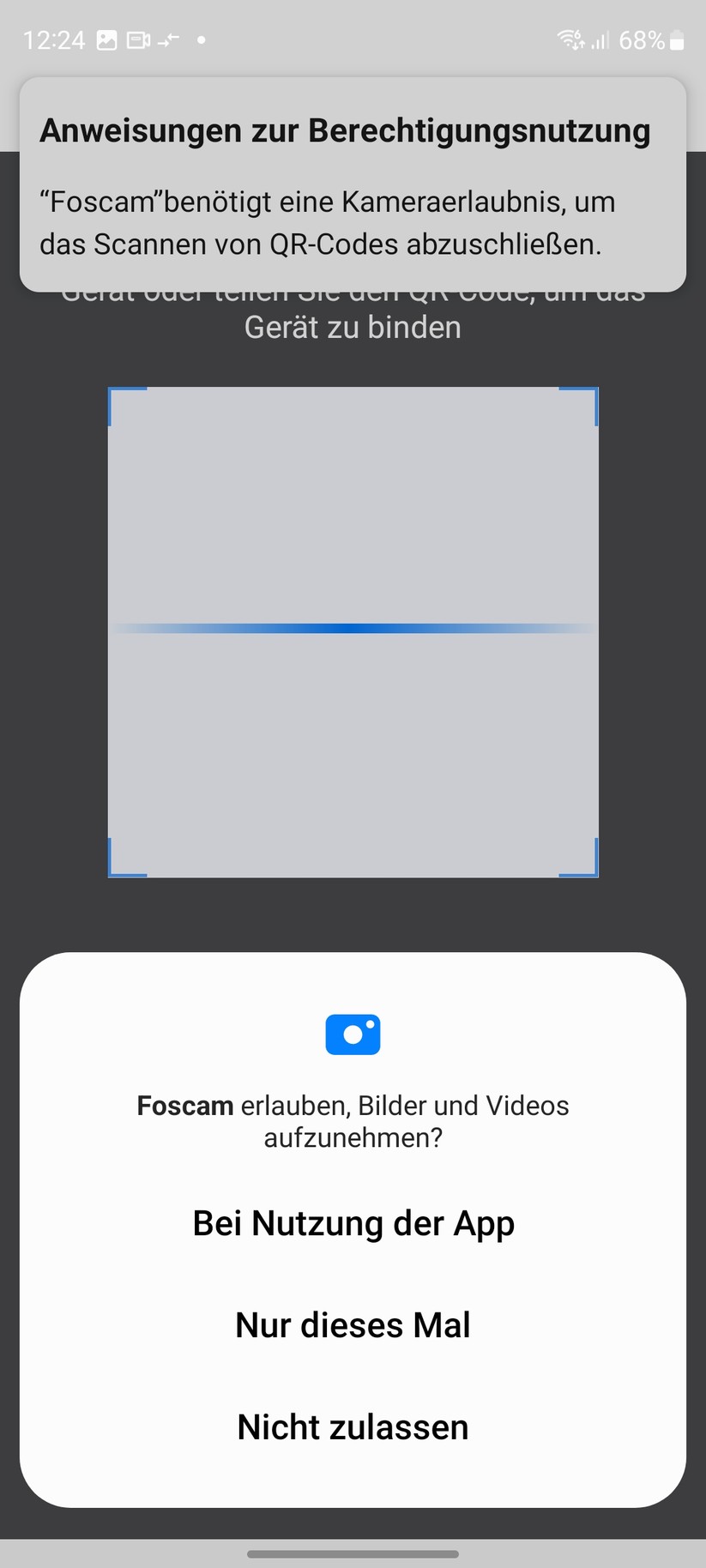 Foscam C5M 3K: Inbetriebnahme mit Foscam-App