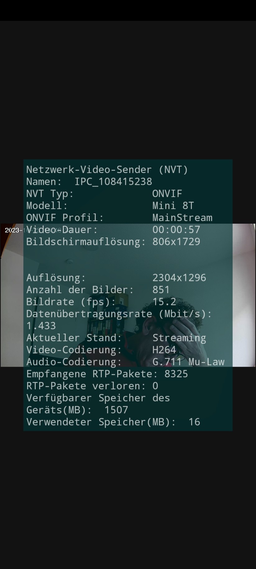 7Links IPC-300 (ZX5329): Dank Onvif-Kompatibilität können Anwender die Überwachungskamera auch mit Dritthersteller-Software wie Onvier (Android) und Synology Surveillance Station ansteuern.