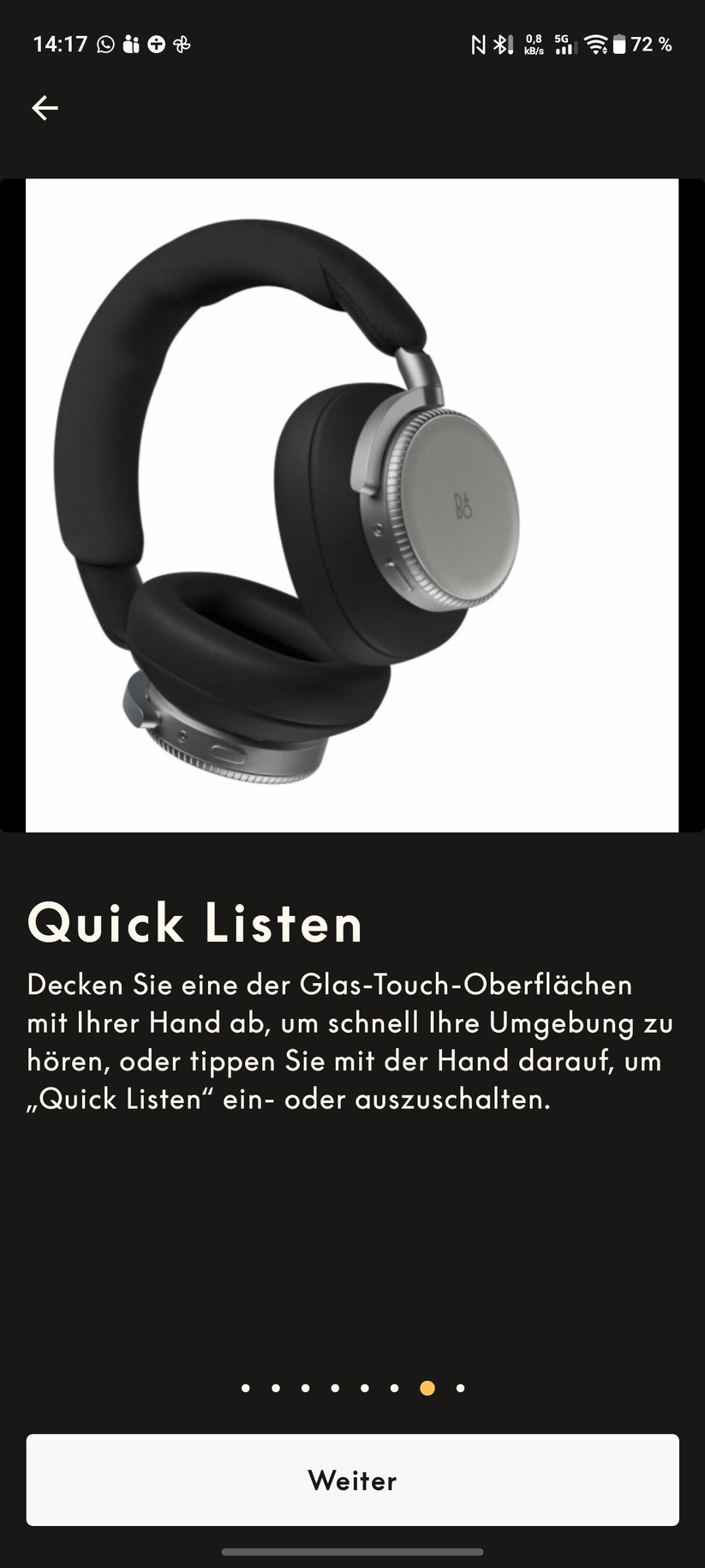 Bang & Olufsen Beoplay H100 Screenshot