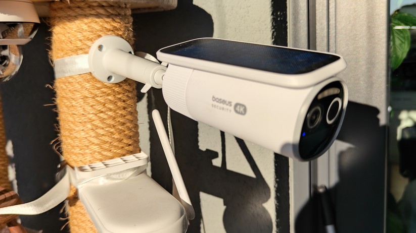 Baseus Security S2: Überwachungskamera mit 4K, Akku & Solarpanel