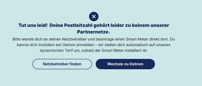 Aktuell ist nicht überall der Einbau eines intelligenten Messsystems (iMSys) möglich.