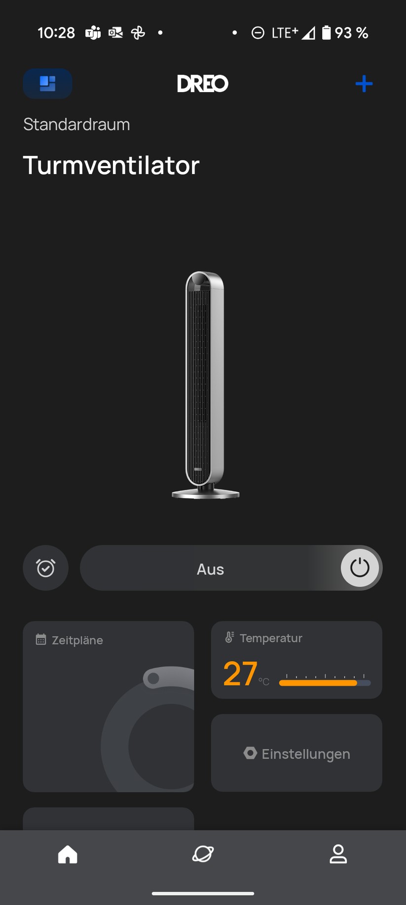 Dreo Pilot Max S Turmventilator Screenshot