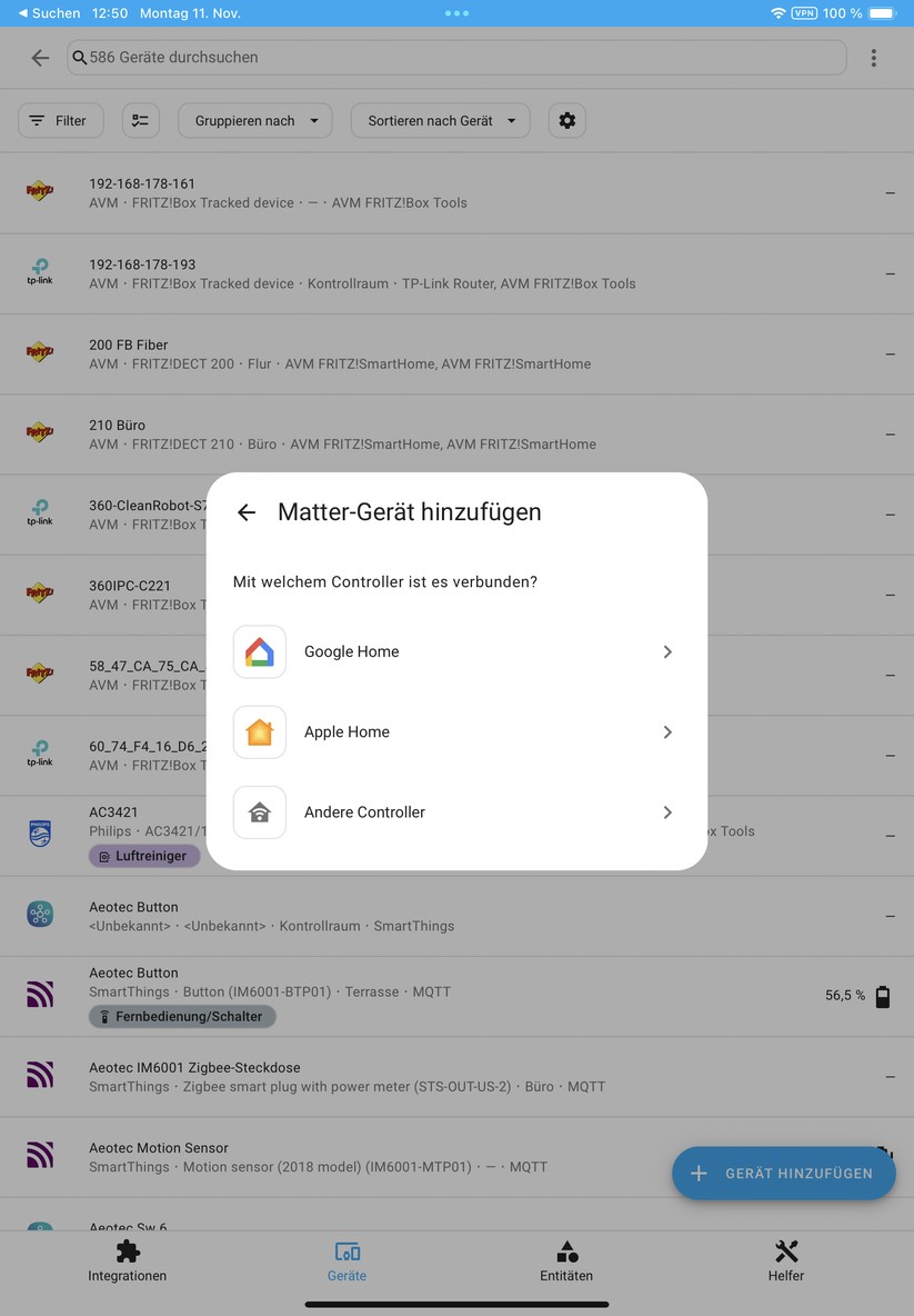 Eve Thermo: Integration per Matter in Home Assistant