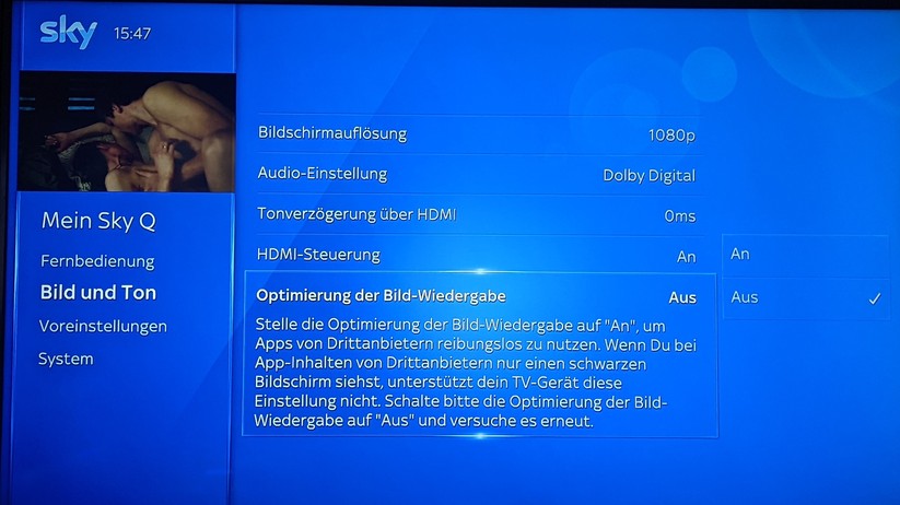 Sky Q IPTV Box Screenshots